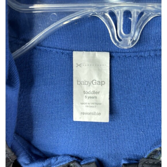 Baby Gap Plaid Reversible Coat Size Toddler 5 Years - Picture 8 of 8